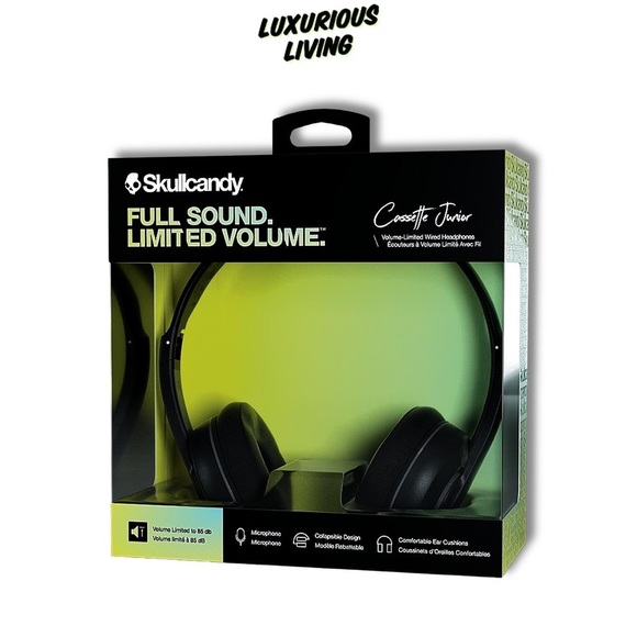 Skullcandy Cassette Junior Wired Over-Ear Headphones with Microphone - Picture 5 of 6